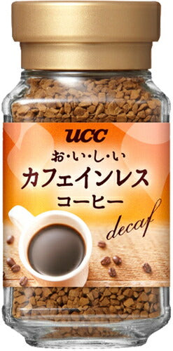 UCC おいしいカフェインレスコーヒー 45g 瓶 24本 (12本入×2 まとめ買い)