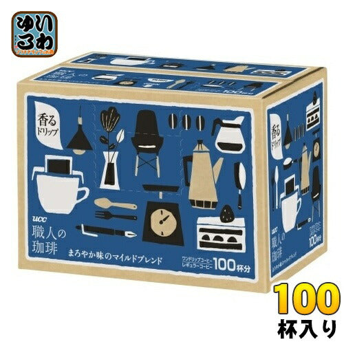UCC 職人の珈琲 ワンドリップコーヒー まろやか味のマイルドブレンド 100杯入 〔コーヒー〕