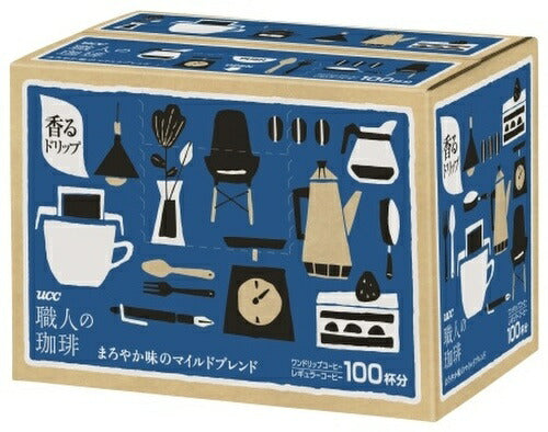 UCC 職人の珈琲 ワンドリップコーヒー まろやか味のマイルドブレンド 100杯入 〔コーヒー〕