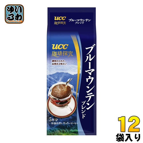 UCC 珈琲探究 ブルーマウンテンブレンド ドリップタイプ 12袋 (5P×6袋入×2 まとめ買い) 〔コーヒー〕