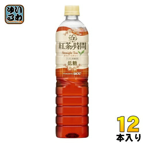 UCC 紅茶の時間 ストレートティー 低糖 900ml ペットボトル 12本入 〔紅茶〕