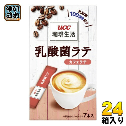 UCC 珈琲生活 乳酸菌ラテ カフェラテ 24箱 (12箱入×2 まとめ買い)