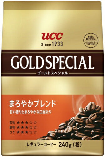 UCC ゴールドスペシャル まろやかブレンド 粉 240g 12袋 (6袋入×2 まとめ買い) コーヒー粉 コーヒー豆 レギュラーコーヒー