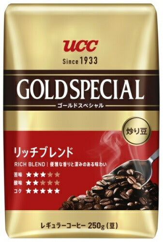 UCC ゴールドスペシャル 炒り豆 リッチブレンド 250g12袋 (6袋入×2 まとめ買い)