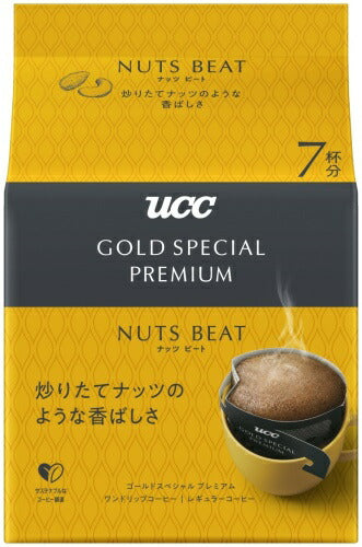UCC ゴールドスペシャル プレミアム ワンドリップコーヒー ナッツビート 7杯分 ×12袋 (6袋入×2 まとめ買い) レギュラーコーヒー ユーシーシー NUTS BEAT