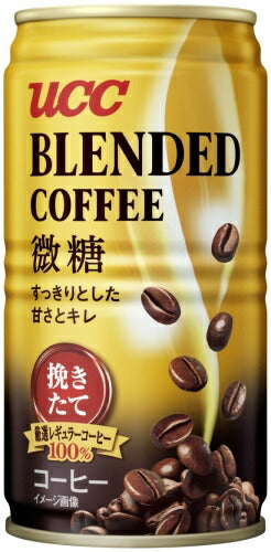 UCC ブレンドコーヒー 微糖 185g 缶 90本 (30本入×3 まとめ買い) 缶コーヒー コーヒー飲料 珈琲