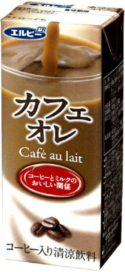 エルビー カフェオレ 200ml 紙パック 24本入 コーヒー