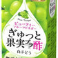 エルビー ぎゅっと果実+酢  白ぶどう 200ml 紙パック 48本 (24本入×2 まとめ買い)