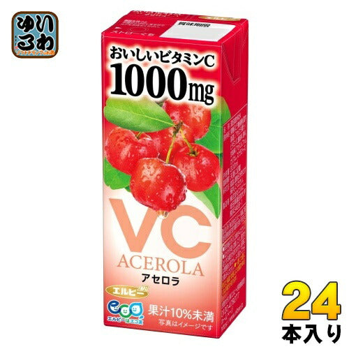 エルビー おいしいビタミンC アセロラ 200ml 紙パック 24本入 果汁飲料 VC