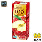 エルビー フルーツセレクション アップル100 200ml 紙パック 96本 (24本入×4 まとめ買い) りんごジュース リンゴ