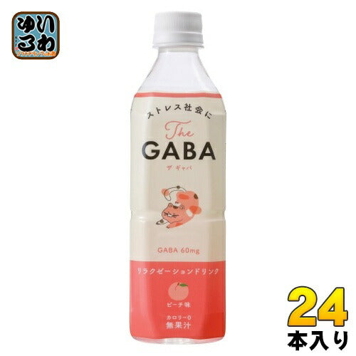 赤穂化成 The GABA 500ml ペットボトル 24本入 ザ ギャバ リラクゼーションドリンク ピーチ味