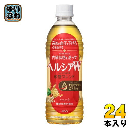 花王 ヘルシアW いいこと巡り茶 500ml ペットボトル 24本入 お茶 機能性表示食品 カフェインゼロ
