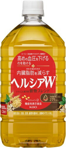 花王 ヘルシアW いいこと巡り茶 1L ペットボトル 24本 (12本入×2 まとめ買い) 茶飲料 高めの血圧を下げる 内臓脂肪を減らす