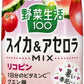 カゴメ 野菜生活100 スイカ&アセロラMIX 250g 紙パック 48本 (12本入×4 まとめ買い) 野菜ジュース 季節限定