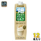 カゴメ 畑うまれのやさしいミルク なめらかオーツ 1000g 紙パック 12本 (6本入×2 まとめ買い)