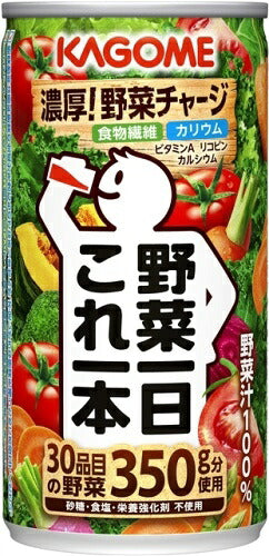 カゴメ 野菜一日これ一本 190g 缶 90本 (30本入×3 まとめ買い) 野菜ジュース コレイチ 砂糖不使用 甘味料不使用 食塩不使用