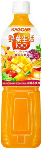 カゴメ 野菜生活100 マンゴーサラダ 720ml ペットボトル 15本入 野菜ジュース 砂糖不使用