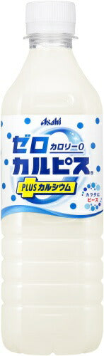 アサヒ ゼロカルピス PLUSカルシウム 500ml ペットボトル 48本 (24本入×2 まとめ買い) 乳酸菌 乳酸菌飲料