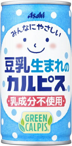 アサヒ カルピス 豆乳生まれのカルピス GREEN CALPIS 190g 缶 30本入
