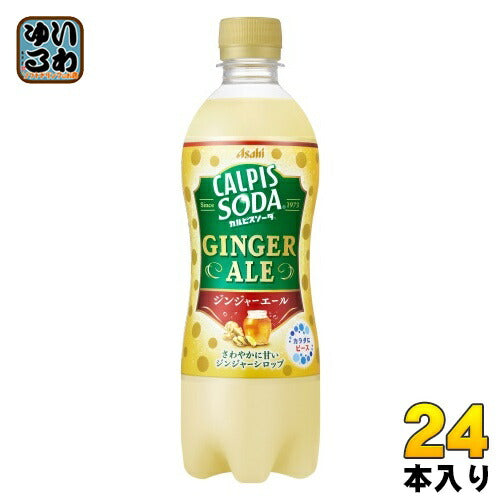 アサヒ カルピス カルピスソーダジンジャーエール 500ml ペットボトル 24本入