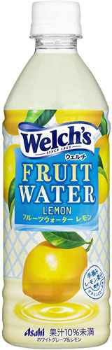 アサヒ Welch's ウェルチ フルーツウォーターレモン 500ml ペットボトル 24本入