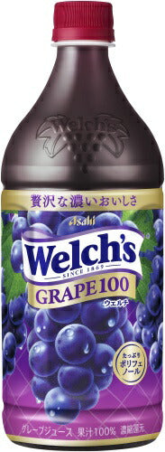 アサヒ Welch's ウェルチ グレープ100 800g ペットボトル 16本 (8本入×2 まとめ買い) 果汁飲料 果汁100% グレープジュース ぶどうジュース