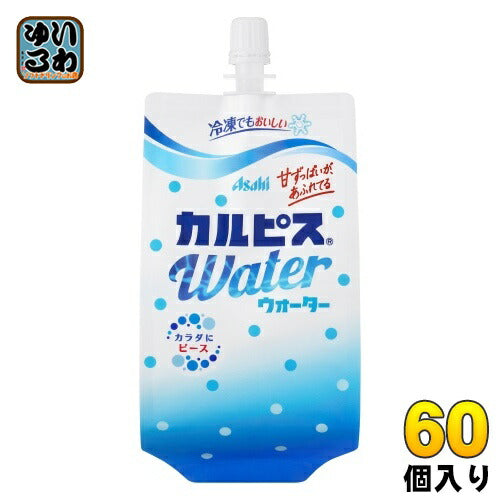 アサヒ カルピスウォーター 300g パウチ 60個 (30個入×2 まとめ買い) 乳酸菌飲料 冷凍可能