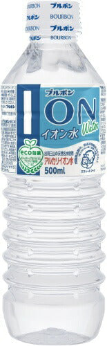 ブルボン イオン水 500ml ペットボトル 24本入 〔ミネラルウォーター〕