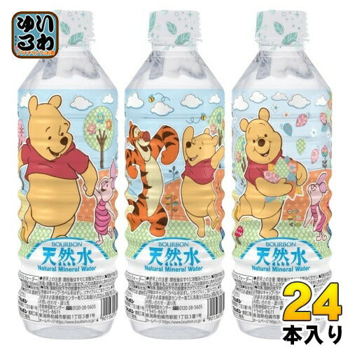 ブルボン くまのプーさん 天然水 500ml ペットボトル 24本入 ミネラルウォーター ナチュラル 水 軟水 プーさん ディズニー