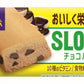 ブルボン スローバー チョコバナナクッキー 54本 (9本入×6 まとめ買い) SLOWBAR BOURBON クッキー