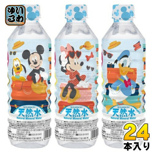 ブルボン ディズニー天然水 500ml ペットボトル 24本入 ミネラルウォーター 水 軟水