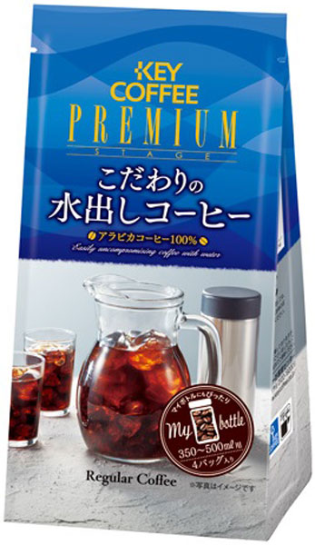 キーコーヒー プレミアムステージ こだわりの水出しコーヒー 20g×4袋 12袋 (6袋入×2 まとめ買い) 〔コーヒー〕