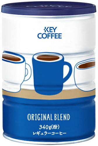 キーコーヒー オリジナルブレンド 340g 缶 12個(6個入×2 まとめ買い) 〔コーヒー〕