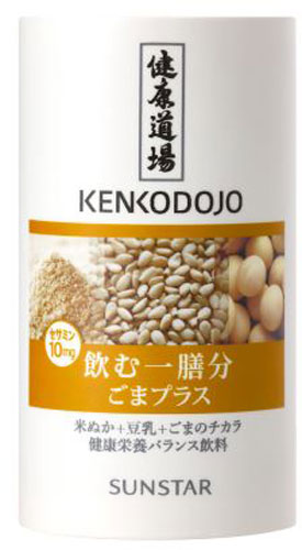 サンスター 健康道場 飲む一膳分ごまプラス 160g カート缶 60本 (30本入×2 まとめ買い) 〔豆乳〕