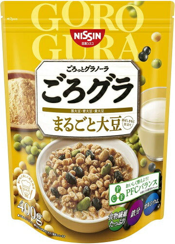 日清シスコ ごろグラ まるごと大豆 400g 12袋（6袋入×2 まとめ買い）