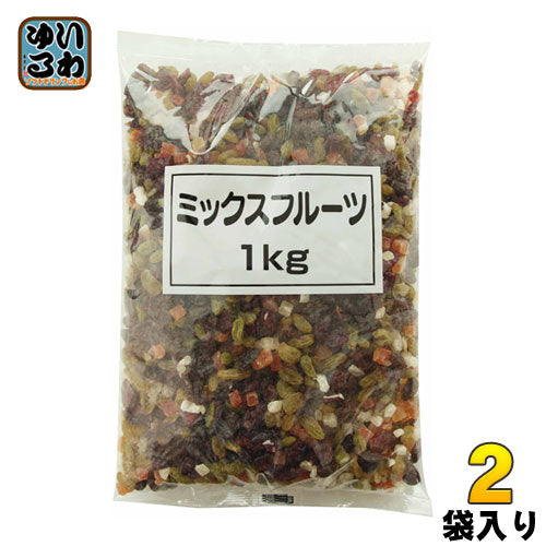 正栄食品 ミックスフルーツ 1kg 2袋 (1袋入×2 まとめ買い) 〔デザート〕