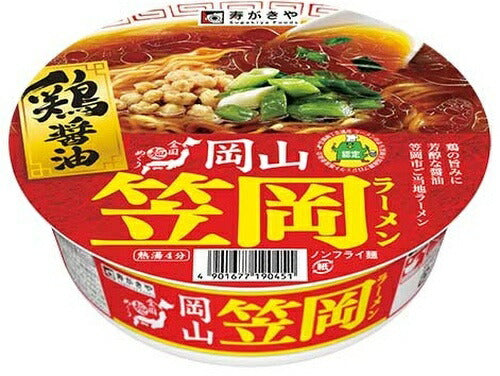 寿がきや食品 全国麺めぐり笠岡ラーメン 24食 (12食入×2 まとめ買い)