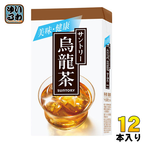 サントリー 烏龍茶 1L 紙パック 12本 (6本入×2 まとめ買い)