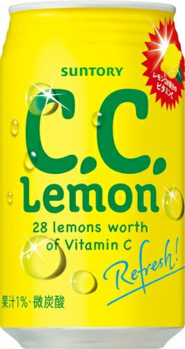 サントリー C.C.レモン 350ml 缶 48本 (24本入×2 まとめ買い) 炭酸飲料 CCレモン 〔炭酸飲料〕