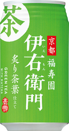 サントリー 緑茶 伊右衛門 炙り茶葉仕立て 340g 缶 24本入 お茶飲料