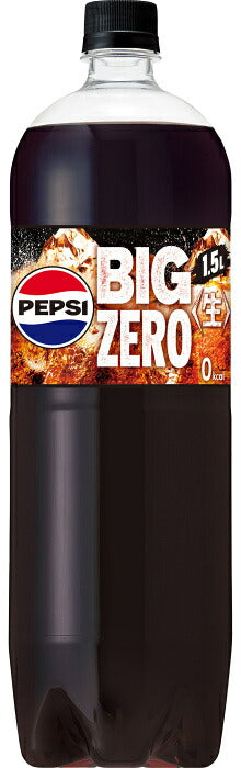 サントリー ペプシ 生 ビッグ ゼロ 1.5L ペットボトル 16本 (8本入×2 まとめ買い) 炭酸飲料 PEPSI 大容量 BIG ZERO カロリーゼロ
