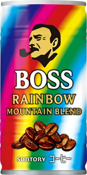 サントリー BOSS ボス レインボーマウンテンブレンド 185g 缶 90本 (30本入×3 まとめ買い) 缶コーヒー 珈琲 コーヒー飲料
