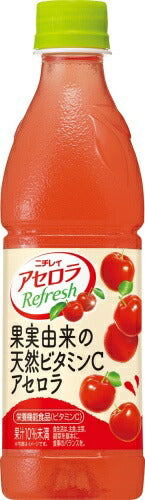 ニチレイ アセロラリフレッシュ 430ml ペットボトル 24本入 サントリー 〔果汁飲料〕
