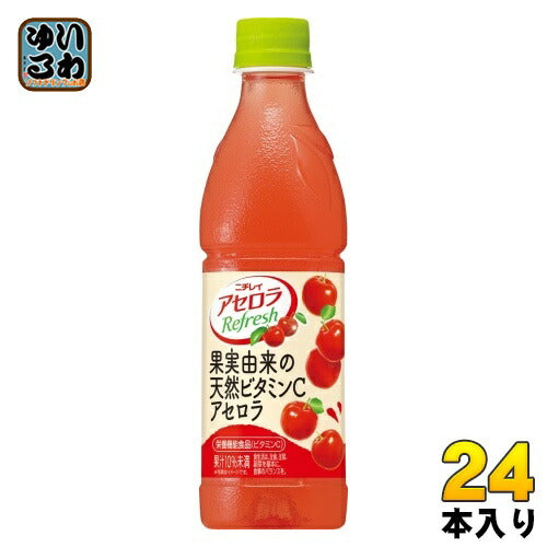 ニチレイ アセロラリフレッシュ 430ml ペットボトル 24本入 サントリー 〔果汁飲料〕
