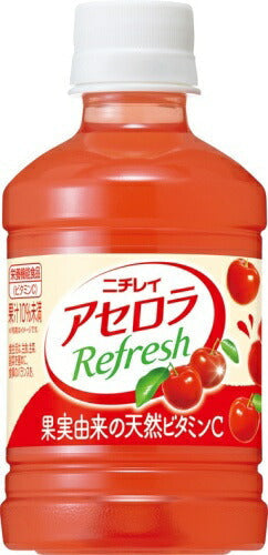 ニチレイ アセロラリフレッシュ 280ml ペットボトル 48本 (24本入×2 まとめ買い) サントリー 〔果汁飲料〕