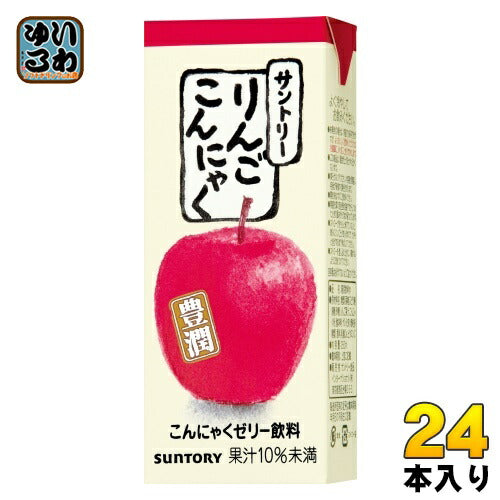 雪印メグミルク サントリー りんごこんにゃく 250ml 紙パック 24本入