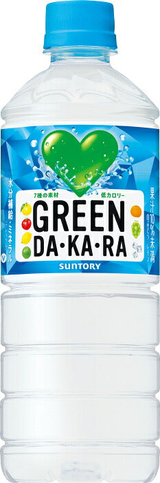 サントリー GREEN DA・KA・RA グリーンダカラ VD用 600ml ペットボトル 24本入 熱中症対策 スポーツドリンク 熱中予防 水分補給 低カロリー  果汁 ぶどう レモン