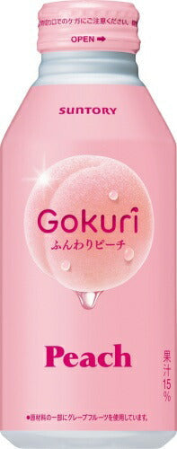 サントリー Gokuri ふんわりピーチ 400g ボトル缶 24本入