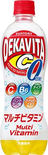 サントリー デカビタC ゼロ マルチビタミン 500ml ペットボトル 48本 (24本入×2 まとめ買い) 〔炭酸飲料〕