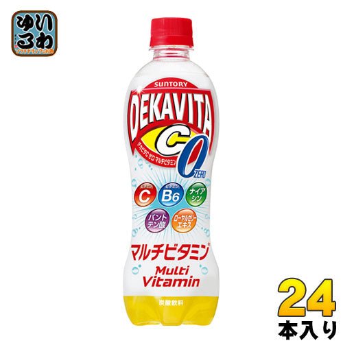 サントリー デカビタC ゼロ マルチビタミン 500ml ペットボトル 24本入 〔炭酸飲料〕